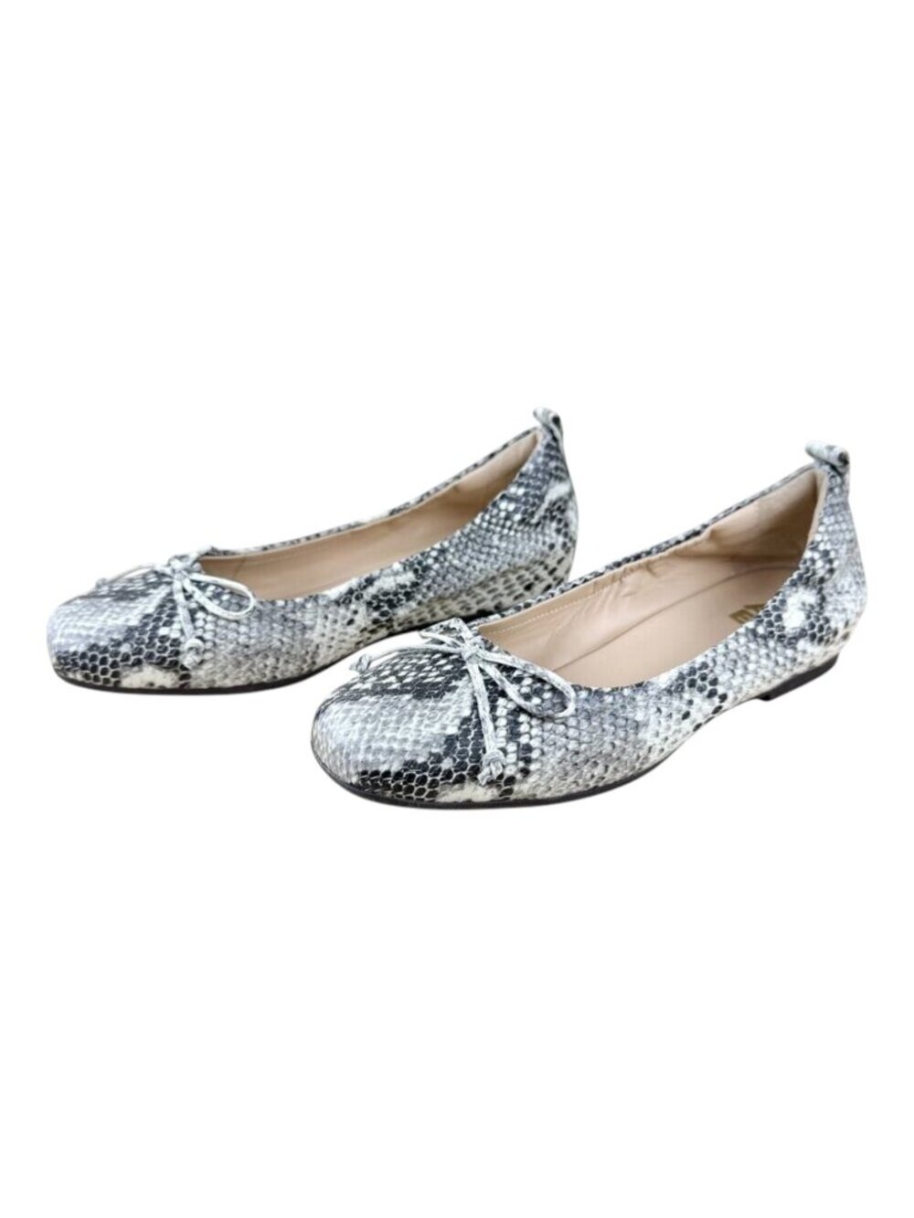 Abeo Ballet Flat in Leather Snakeskin Cadence (7)